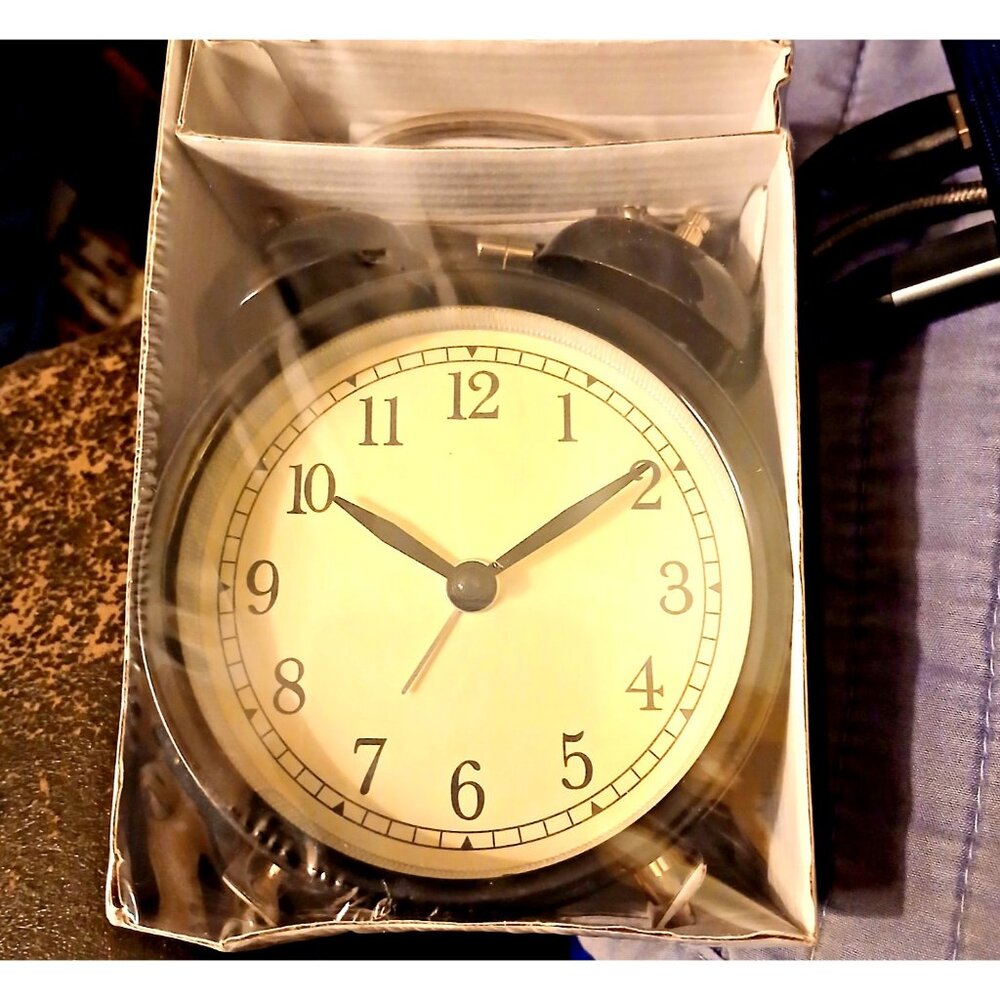 Ikea DEKAD Alarm Wind Up Battery Operated Clock - Picture 3 of 6